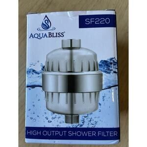 AquaBliss SF220 High Output Universal Shower Filter - Chrome New Shower Filter